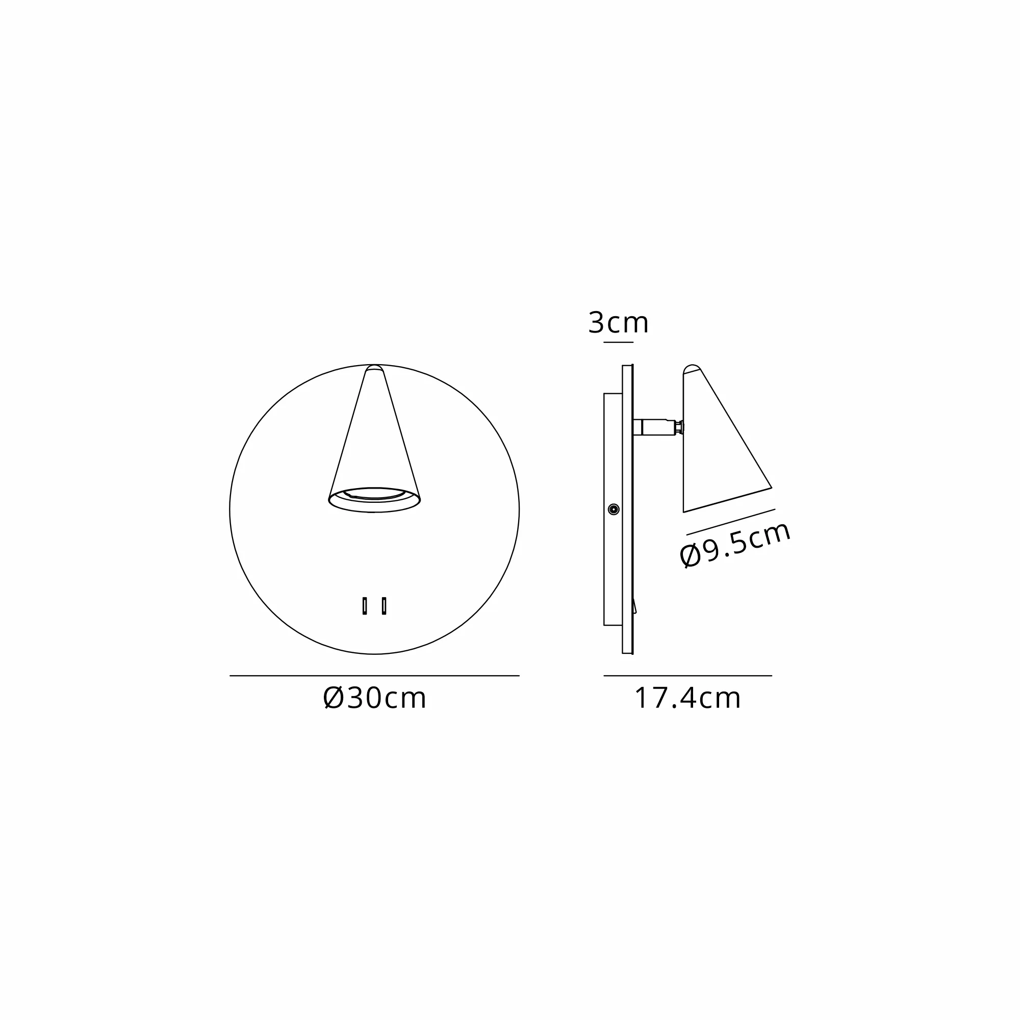 Ciclope Wall Lights Mantra Signature Flush Wall Lights